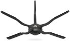 Roborock silikonové boční kartáče (S6 MaxV S6 S6 Pure S5 Max S5 Mi Robot Vacuum) - měkký silikonový boční kartáč 2 kusy černý
