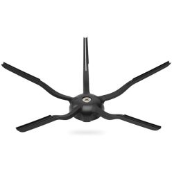   Roborock silikonové boční kartáče (S6 MaxV S6 S6 Pure S5 Max S5 Mi Robot Vacuum) - měkký silikonový boční kartáč 2 kusy černý