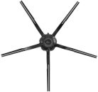 Roborock silikonové boční kartáče (S6 MaxV S6 S6 Pure S5 Max S5 Mi Robot Vacuum) - měkký silikonový boční kartáč 2 kusy černý