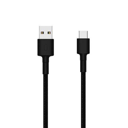 Mi USB Type-C Braided Cable 100cm - fabric-covered cable black