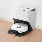 Roborock S8 Pro Ultra robot vacuum cleaner with multifunctional docking station white.