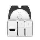 Roborock S8 Pro Ultra robot vacuum cleaner with multifunctional docking station white.