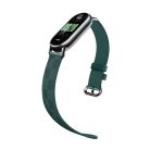 Xiaomi Smart Band 8 Pasek w kratkę (BHR7308GL) - kropkowany skórzany pasek Zielony