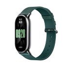 Xiaomi Smart Band 8 Pasek w kratkę (BHR7308GL) - kropkowany skórzany pasek Zielony