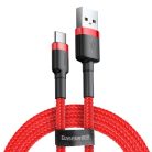 Baseus Cafule USB Type-C 3A 1M CATKLF-B09 Black-Red Cable