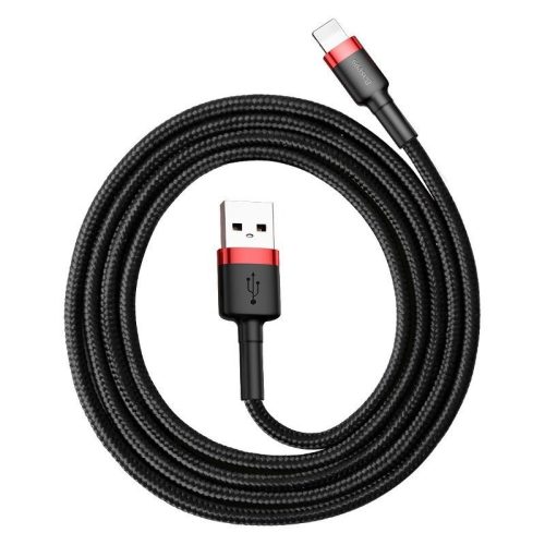 Baseus cafule USB lightning 2.4A 1M CALKLF-B19 črn kabel