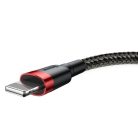Baseus cafule USB lightning 2.4A 1M CALKLF-B19 črn kabel