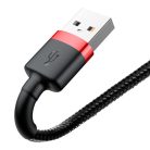 Baseus cafule USB lightning 2.4A 1M CALKLF-B19 črn kabel