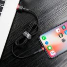 Baseus cafule USB lightning 2.4A 1M CALKLF-B19 črn kabel