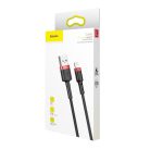Baseus cafule USB lightning 2.4A 1M CALKLF-B19 črn kabel