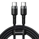Baseus Cafule USB-C - USB-C cable QC 3.0 2m gray-black (CATKLF-ALG1)