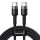 Baseus Cafule USB-C - USB-C cable QC 3.0 2m gray-black (CATKLF-ALG1)