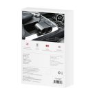 Baseus High Efficiency 2 szivargyújtós elosztó 80W + 2db USB autós töltő 3.1A fekete