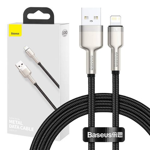 Baseus CALJK-A01 Cafule 1m 2.4A Lightning Black Data and Charging Cable