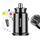 Baseus Grain ładowarka samochodowa 2x USB 3.1A czarna (CCALL-ML01)
