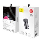 Baseus Grain ładowarka samochodowa 2x USB 3.1A czarna (CCALL-ML01)