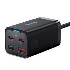 Baseus CCGP040101 GaN3 Pro 65W 2xUSB/2xType-C black fast charger