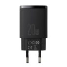 Baseus CCXJ-B01 20W USB/USB C crni brzopunjač