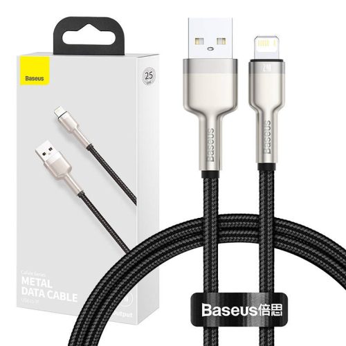 Baseus Cafule USB-A - Lightning cable 0.25m black (CALJK-01)