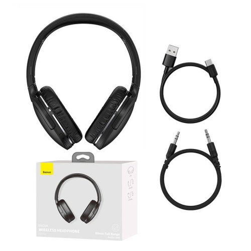 Baseus Encok D02 Pro Bluetooth černá sluchátka