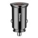 Baseus CCALL-YS01 A+C Dual PD3.0 QC4.0 30W czarny samochodowy ładowarka