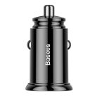 Baseus CCALL-YS01 A+C Dual PD3.0 QC4.0 30W czarny samochodowy ładowarka