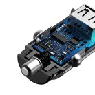 Baseus CCALL-YS01 A+C Dual PD3.0 QC4.0 30W czarny samochodowy ładowarka