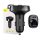 Baseus T typ Bluetooth FM transmiter i ładowarka samochodowa 2xUSB Czarny CCMT000001