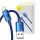Baseus Crystal Shine USB-Lightning Cable 2.4A 2m Blue (CAJY000103)