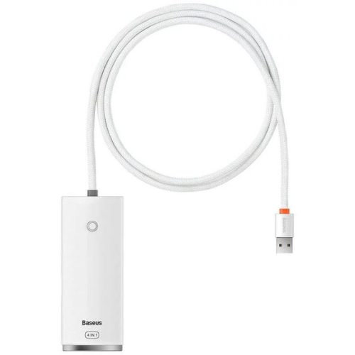Baseus Lite Sorozat Hub 4 az 1-ben USB adapter 4x USB 3.0 1m fehér