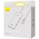 Baseus Lite Sorozat Hub 4 az 1-ben USB adapter 4x USB 3.0 1m fehér