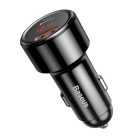 Baseus Magic Series 45W Type-C USB/QC USB digitalni zaslon crni auto punjač