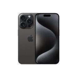   Apple | iPhone 15 Pro | Black Titanium | 6.1 | Super Retina XDR display with ProMotion | Apple | A17 Pro | Internal RAM 8 GB | 128 GB | Dual SIM | Nano-SIM and eSIM | 3G | 4G | 5G | Main camera 48+12+12 MP | Secondary camera 12 MP | iOS | 17"