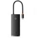 Baseus Lite Sorozat Hub 5 az 1-ben USB-C - 3x USB 3.0 + USB-C + HDMI, Fekete