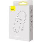 Baseus Lite Sorozat Hub 5 az 1-ben USB-C - 3x USB 3.0 + USB-C + HDMI, Fekete