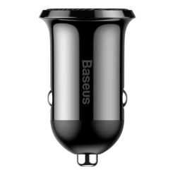Baseus CCALLP-01 Grain Pro czarna ładowarka samochodowa