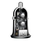 Baseus CCALLP-01 Grain Pro czarna ładowarka samochodowa