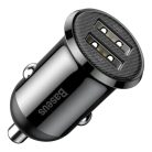 Baseus CCALLP-01 Grain Pro czarna ładowarka samochodowa