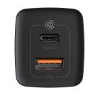 Baseus GaN2 Lite zidni punjač USB-A + USB-C 65 W crni (CCGAN2L-B01)
