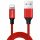 Baseus Yiven USB-A - Lightning Cable 1.8m Red (CALYW-A09)