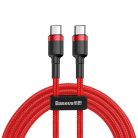 Baseus Cafule USB-C Charging Cable 60W 1m Red (CATKLF-G09)