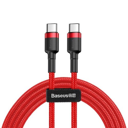 Baseus Cafule USB-C Charging Cable 60W 1m Red (CATKLF-G09)