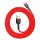 Baseus Cafule USB-Lightning Charging Cable 3 m Red (CALKLF-R09)