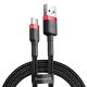 Baseus CATKLF-U91 Cafule 3m 2A USB A/USB C red-black data and charging cable