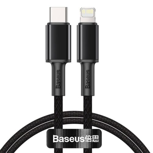 Baseus USB-C to Lightning High-Density Braided Cable 20W 5A PD 2m Black (CATLGD-A01)