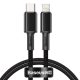 Baseus USB-C to Lightning High-Density Braided Cable 20W 5A PD 2m Black (CATLGD-A01)