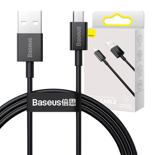 Baseus Superior Series USB-Micro USB Cable 2A 1m Black (CAMYS-01)