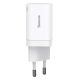 Baseus CCSUPP-E02 Super Si Pro 30W USB/USB C bijeli brzi punjač