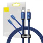 Baseus Crystal USB-C Lightning Cable 20W 1.2m Blue (CAJY000203)