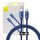 Baseus Crystal USB-C Lightning Cable 20W 1.2m Blue (CAJY000203)